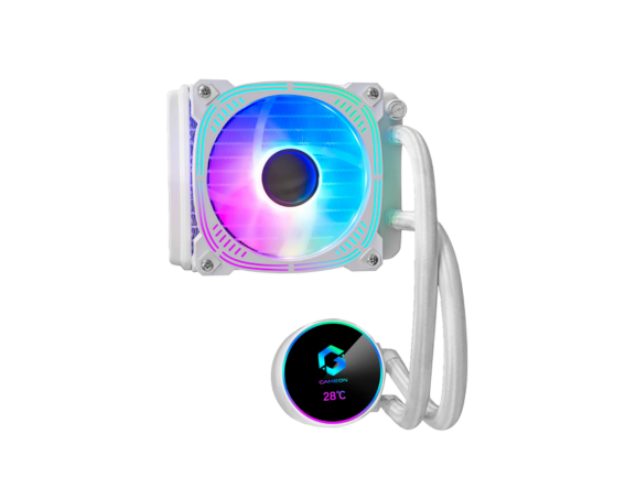 GAMEON TUPOLEV II 120mm Liquid CPU Cooler - Advanced Cooling, White GAMEON TUPOLEV II 120mm Liquid CPU Cooler - Advanced Cooling, White